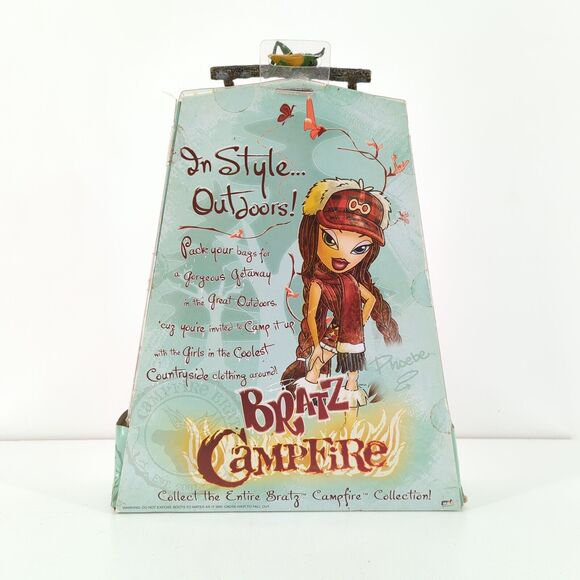 BRATZ Campfire PHOEBE Doll Cool Campin Accessories FLAW HARD TO FIND RARE NEW - Picture 5 of 11